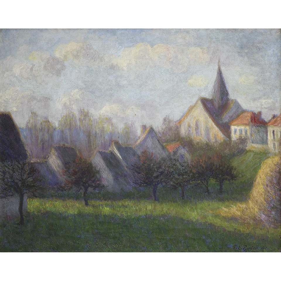VILLAGE DE GIVERNY by Theodore Earl Butler
