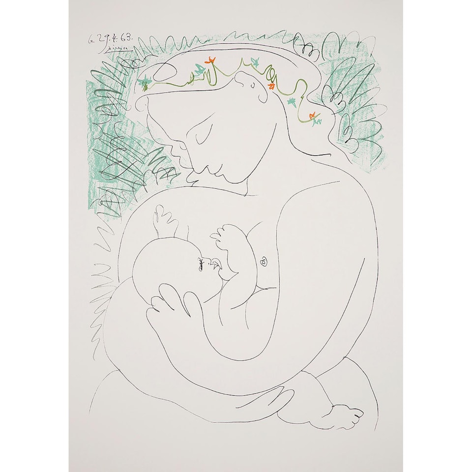 THE GREAT MATERNITY by Pablo Picasso