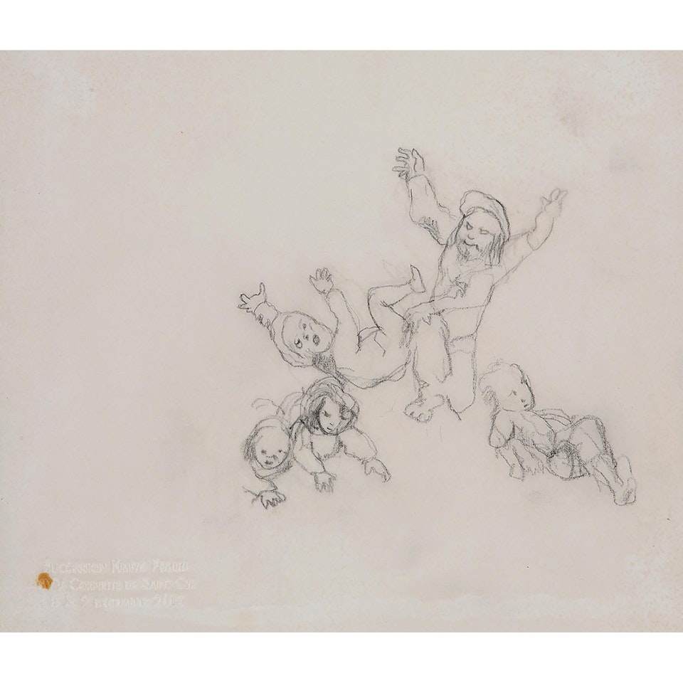 ÉTUDE D"ENFANTS by Leonard Tsuguharu Foujita