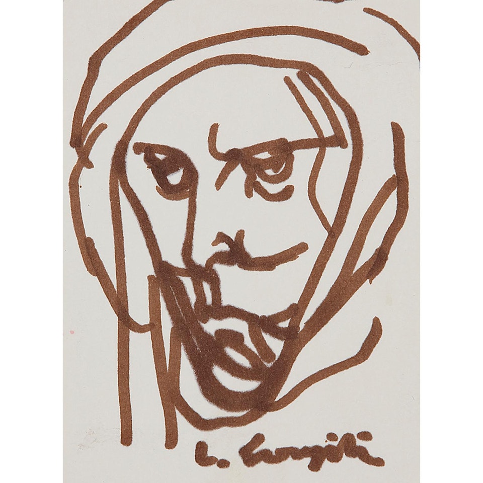 VISAGE DE PELERIN by Leonard Tsuguharu Foujita