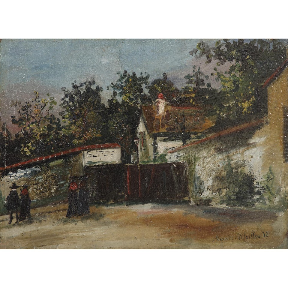 La maison de chaume, à Montmartre by Maurice Utrillo