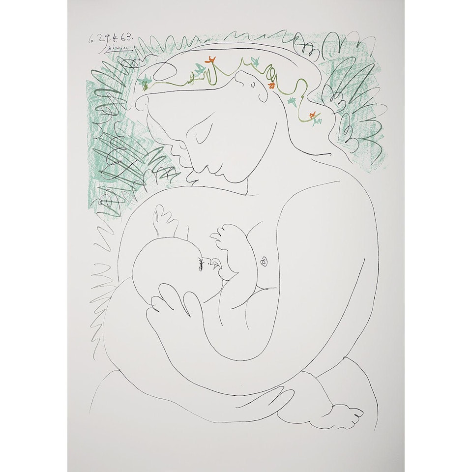  THE GREAT MATERNITY by Pablo Picasso