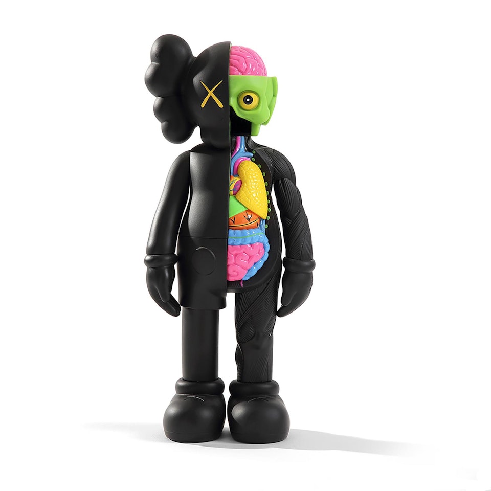 Flayed open edition (black) by Kaws