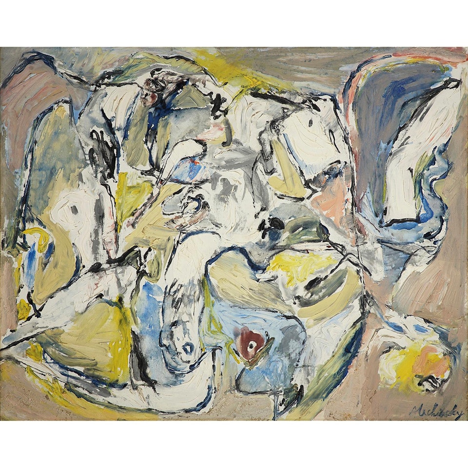 L"ŒIL BRUN by Pierre Alechinsky