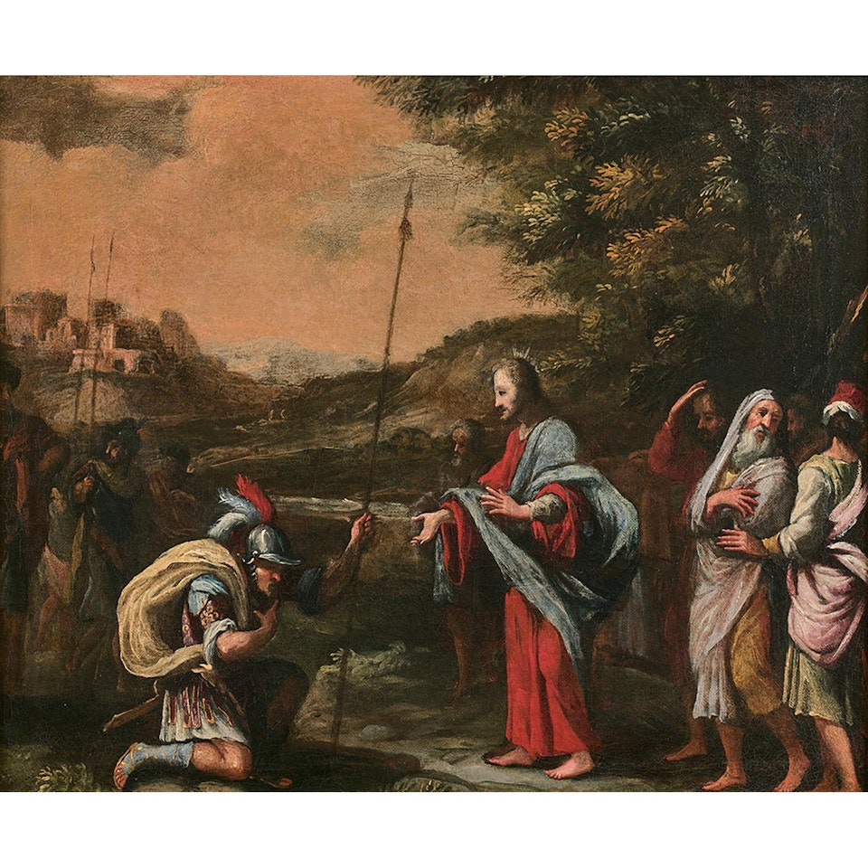 THE CONVERSION OF THE CENTURION by French School