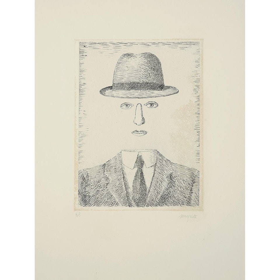 PAYSAGE DE BAUCIS (KAPLAN-BAUM 5) by René Magritte