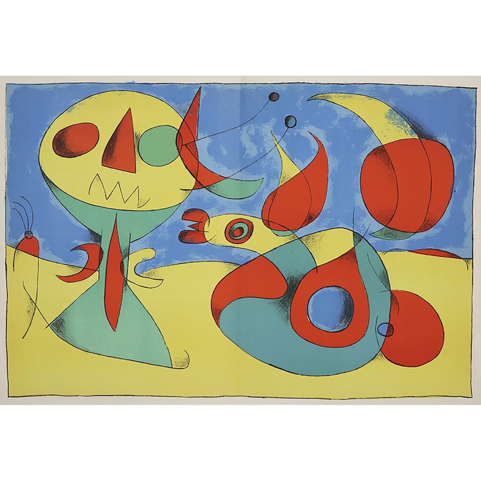 DERRIÈRE LE MIROIR by Joan Miró