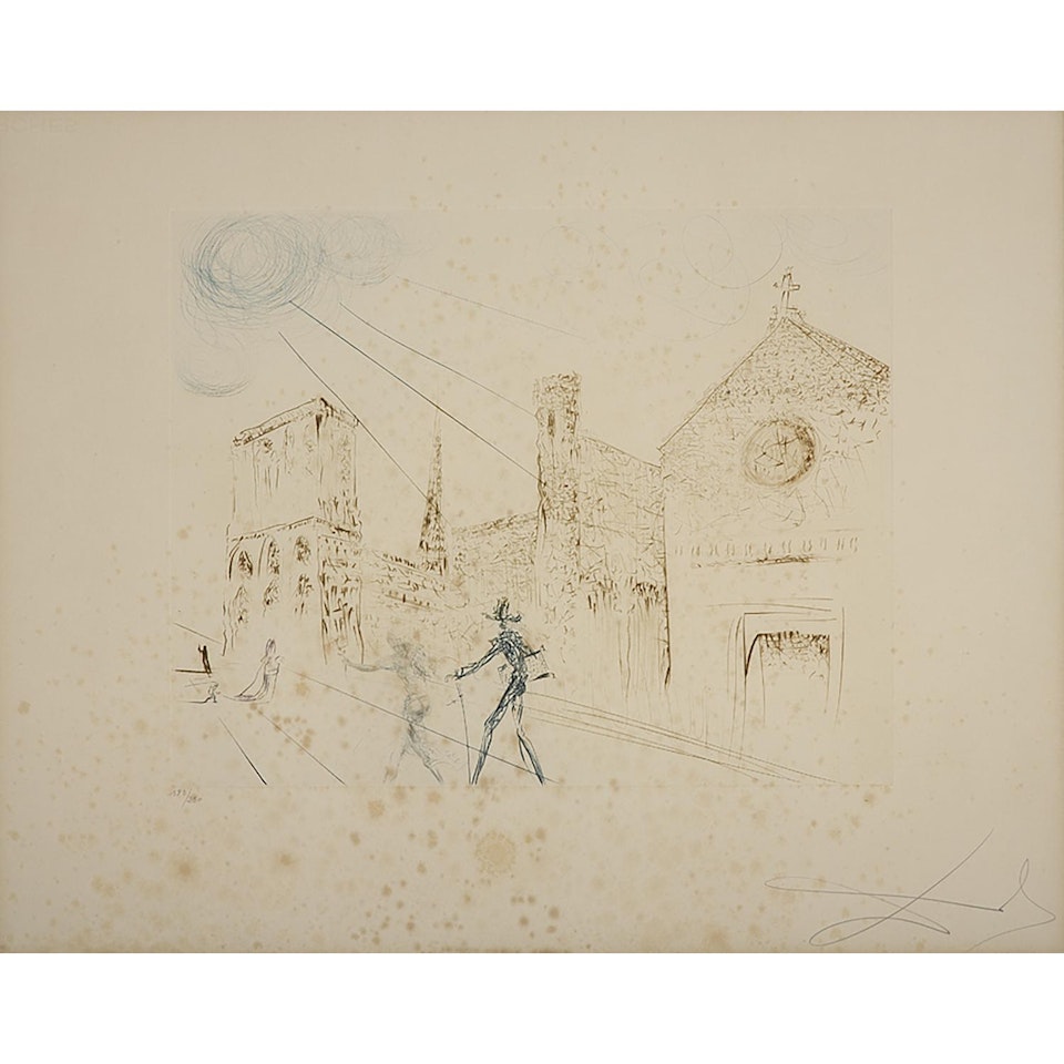 NOTRE-DAME DE PARIS by Salvador Dali