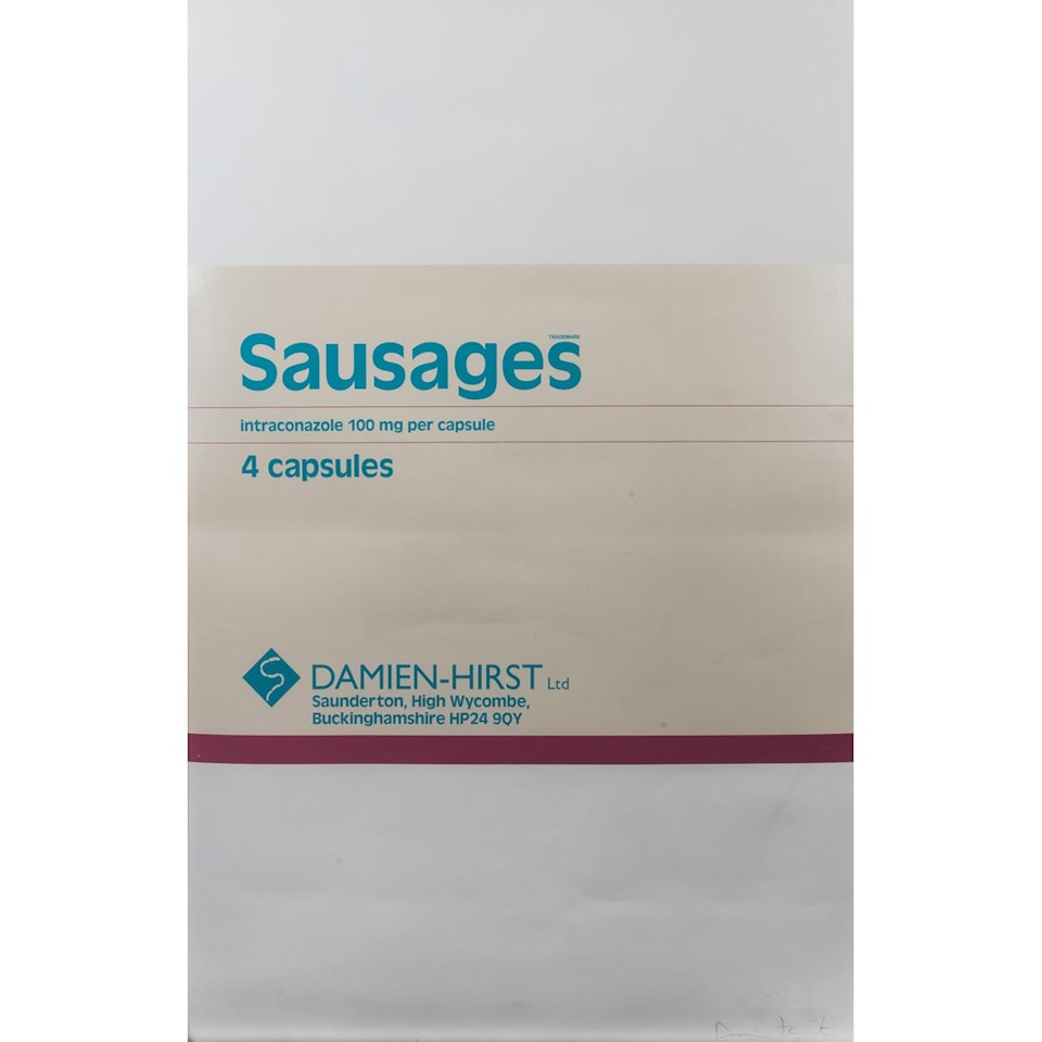 SAUSAGES by Damien Hirst