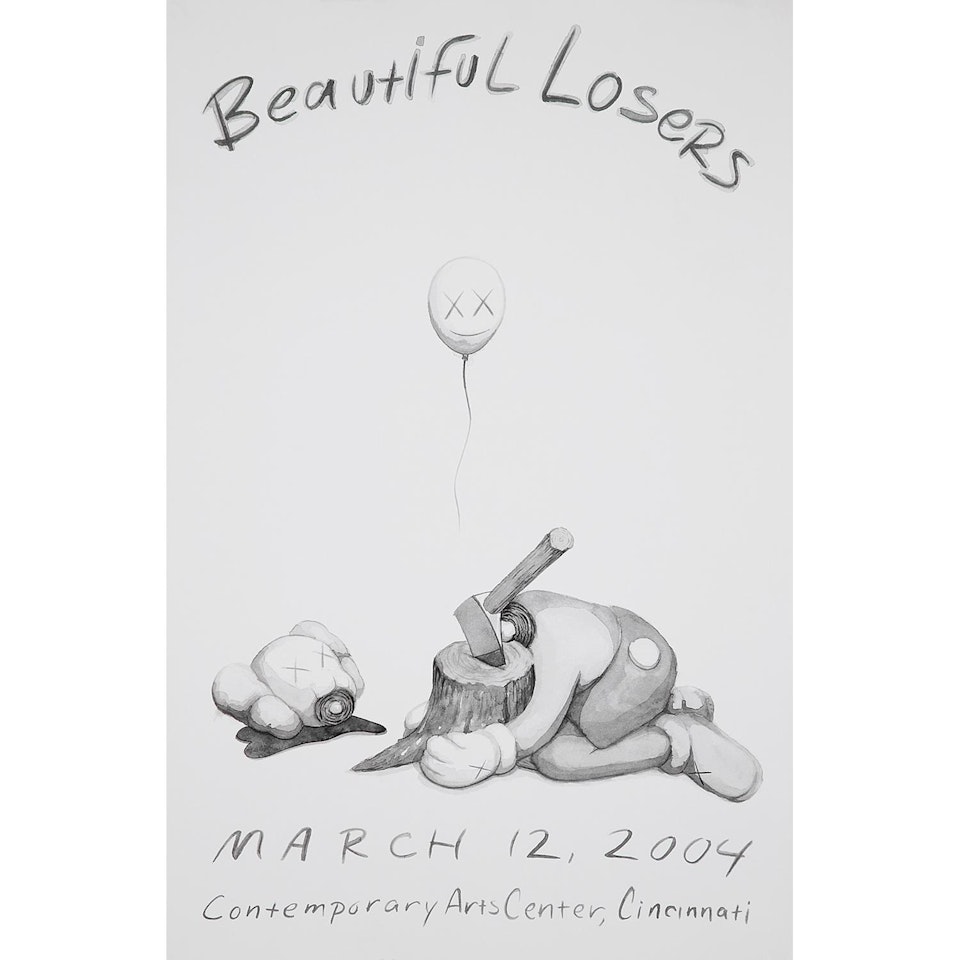 BEAUTIFUL LOSERS EXHIBITION POSTER by Kaws