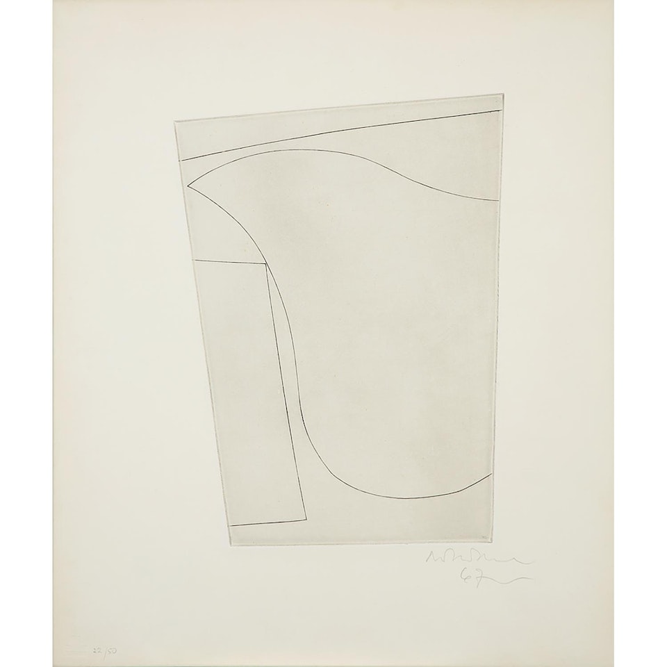 HALF MUG, HALG JUG by Ben Nicholson, O.M.