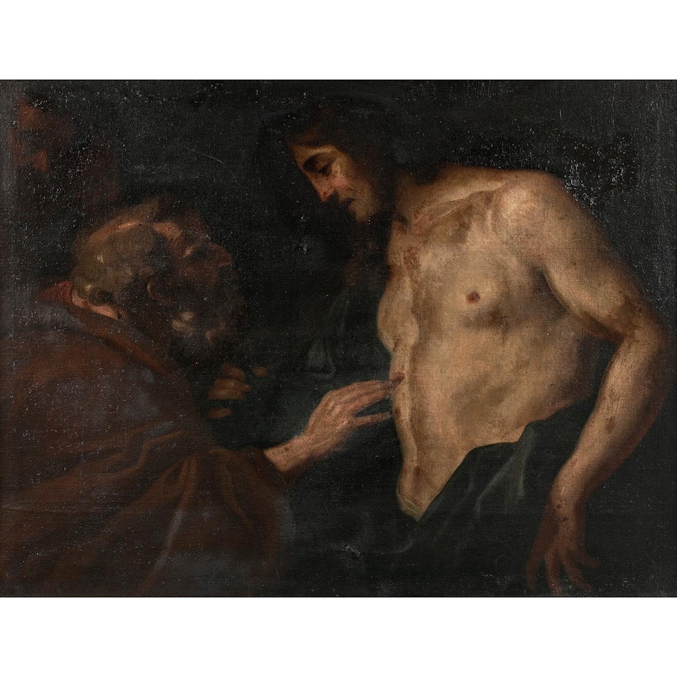 THE INCREDULITY OF SAINT THOMAS  by Italian School