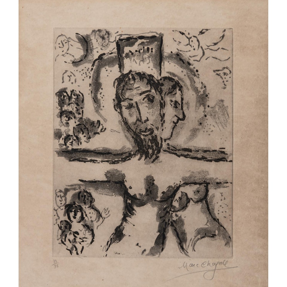 LA CRUCIFIXION by Marc Chagall