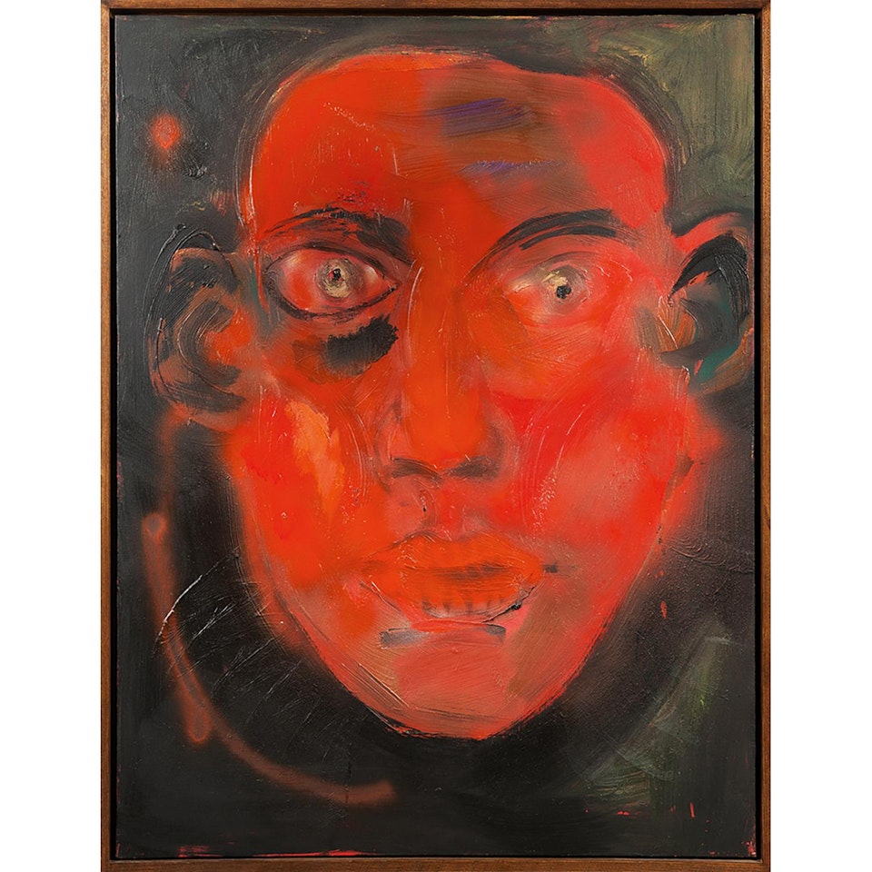Red Head by Rainer Fetting