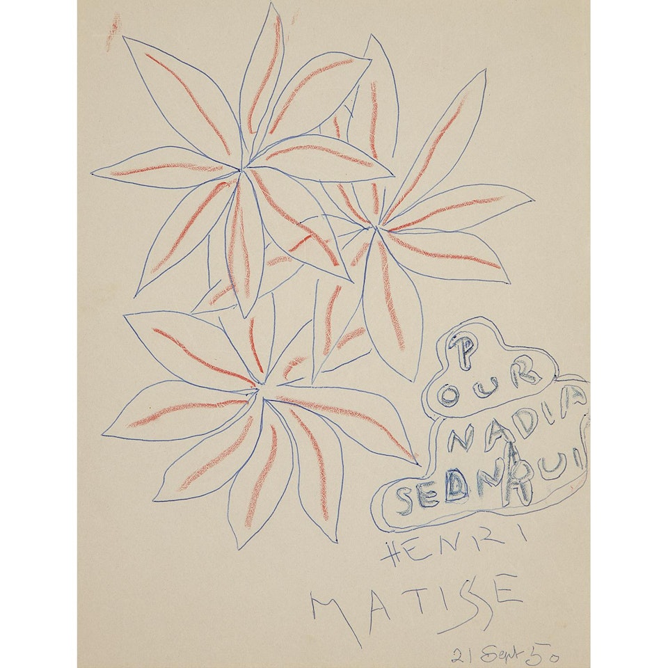 TROIS FLEURS by Henri Matisse