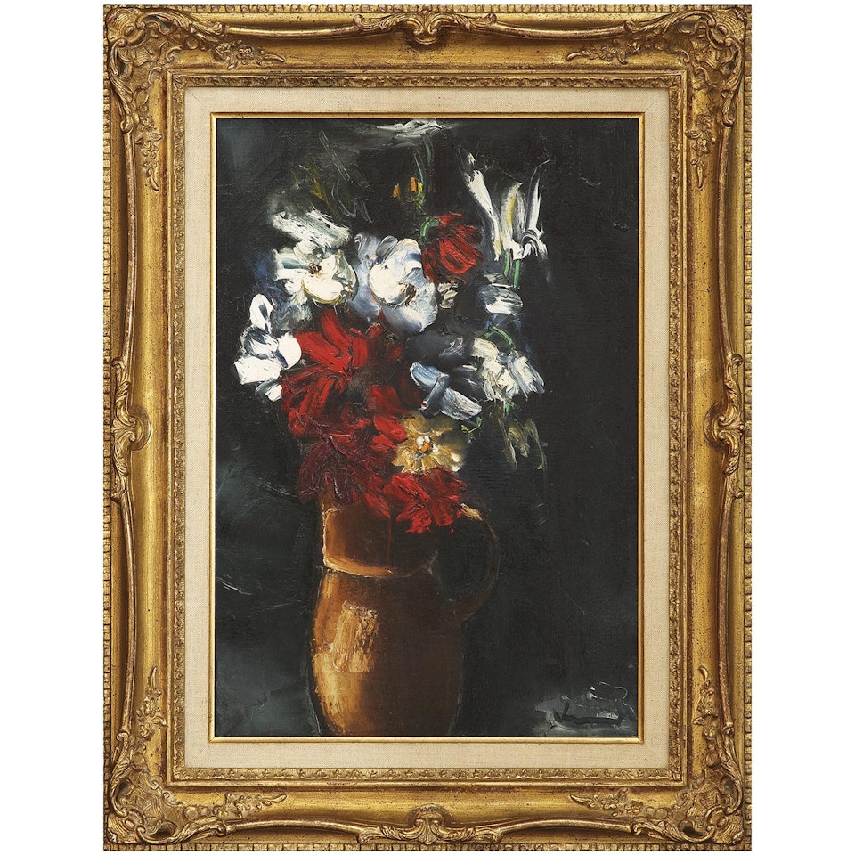 BOUQUET BLEU ET ROUGE by Maurice de Vlaminck