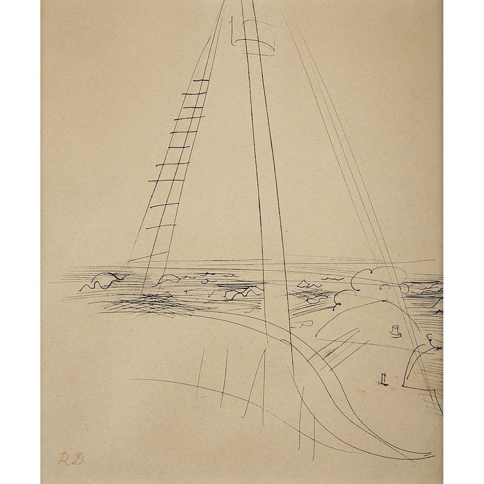 LE QUEEN MARY by Raoul Dufy