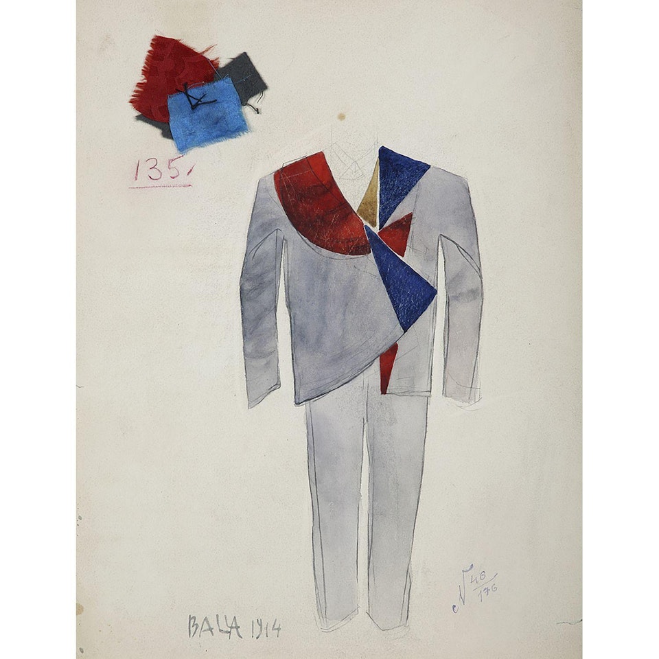 PROJET DE COSTUME by Giacomo Balla