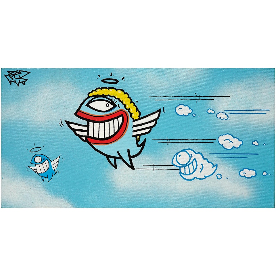 Ofelia en las nubes by Pez
