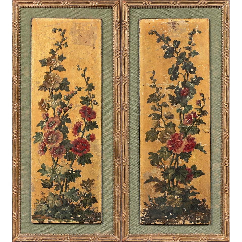 Study of floral branches by French School