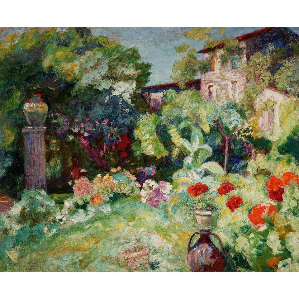 L"été au jardin by Victor Charreton