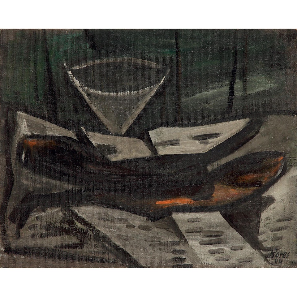 Nature morte aux deux poissons by Francisco Bores