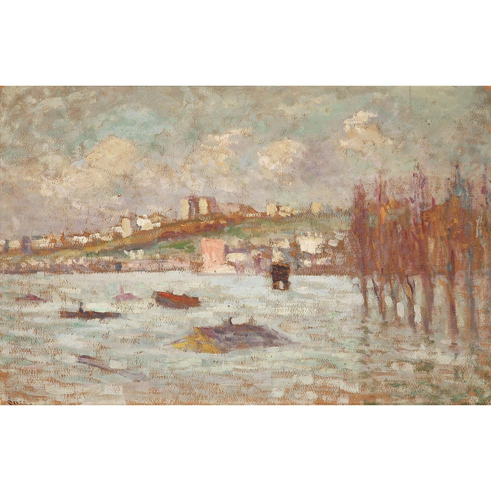 Les inondations de la Seine by Maximilien Luce