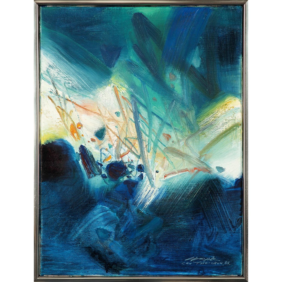 BLEU D by Chu Teh-Chun