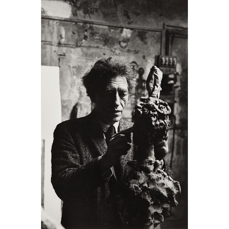Alberto Giacometti dans son atelier by Henri Cartier-Bresson