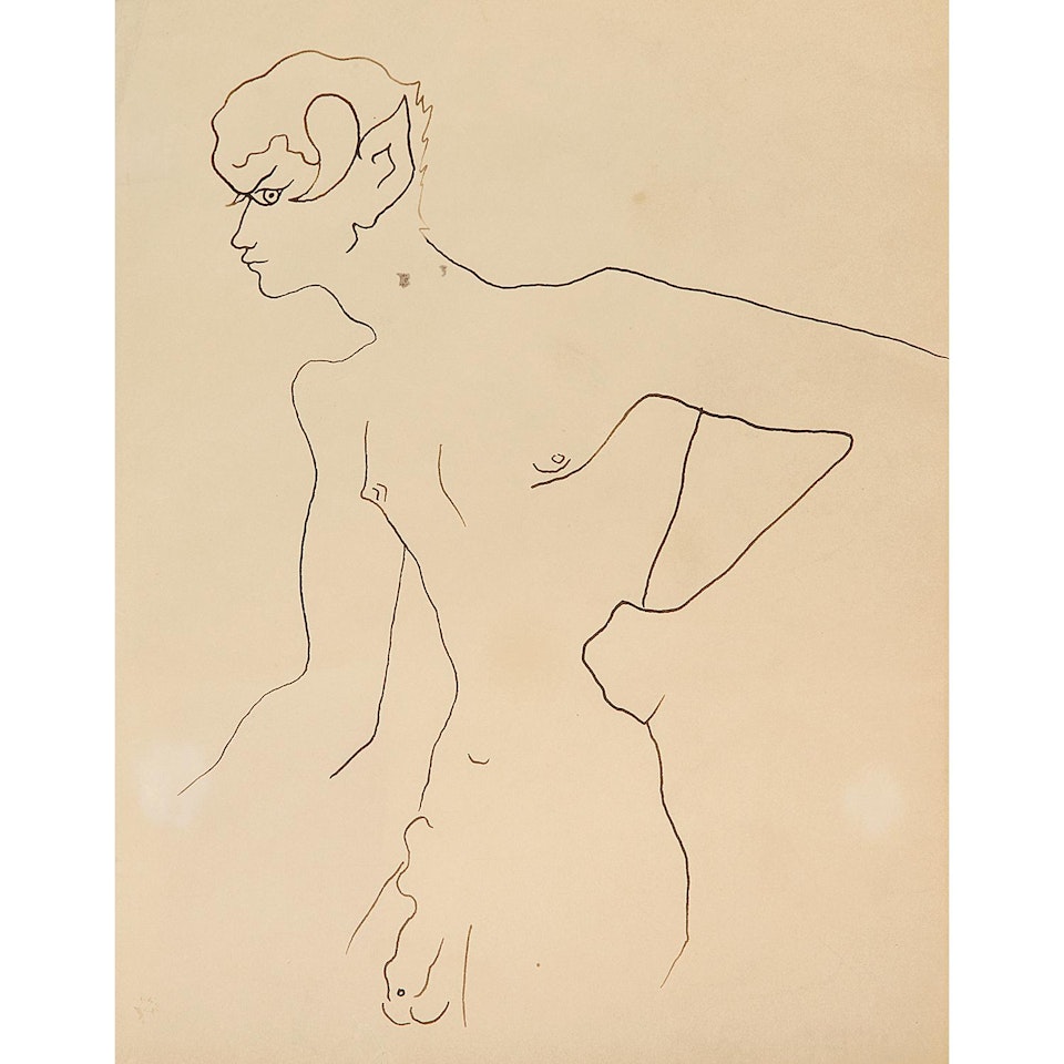 Faune nu by Jean Cocteau