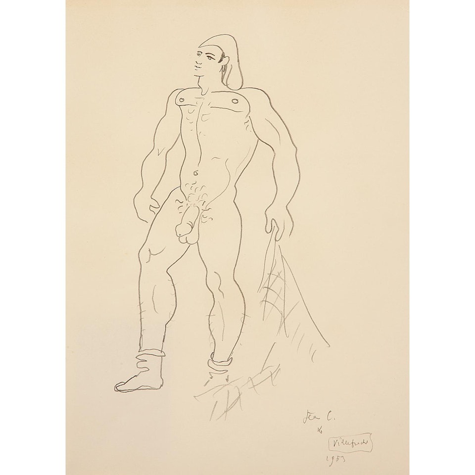 Le pêcheur nu by Jean Cocteau
