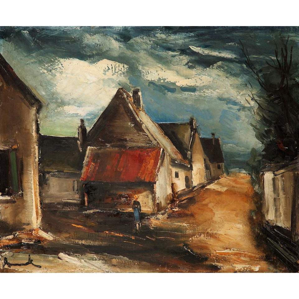 LE VILLAGE by Maurice de Vlaminck