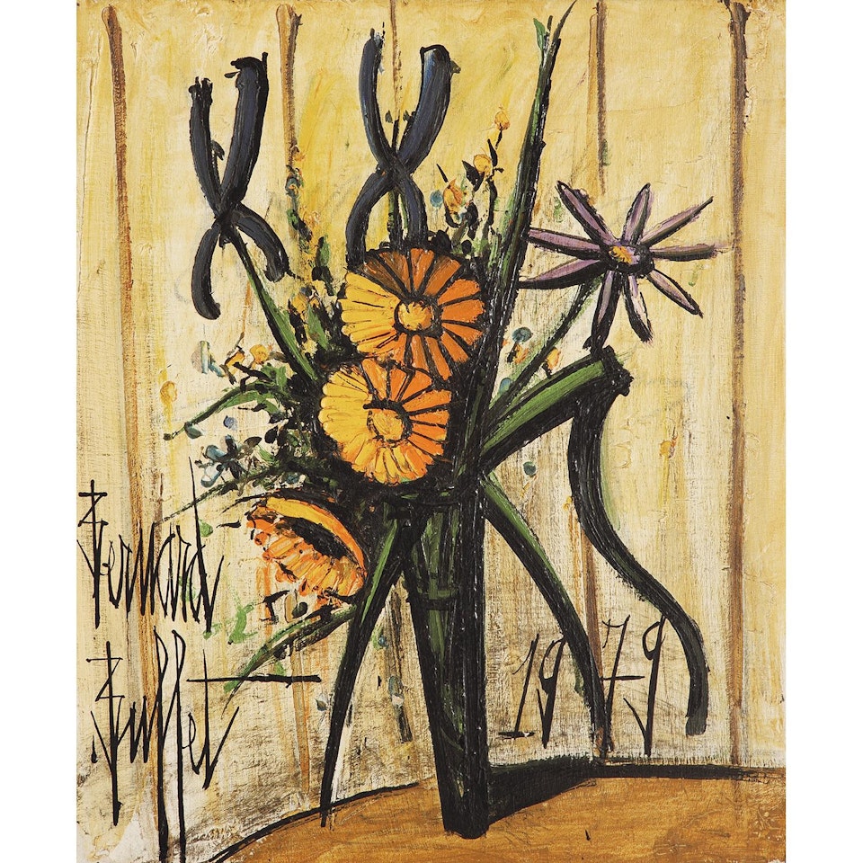 Soucis et Iris by Bernard Buffet