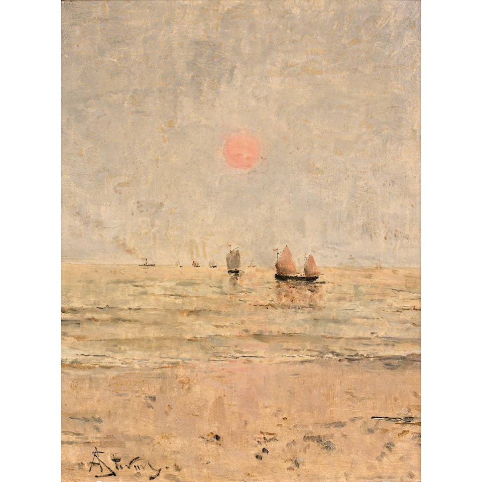 COUCHER DE SOLEIL by Alfred Stevens