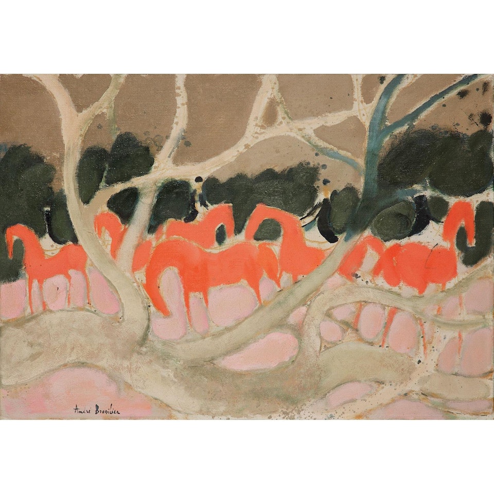 Avant la course (à Fère en Tardenois) by André Brasilier