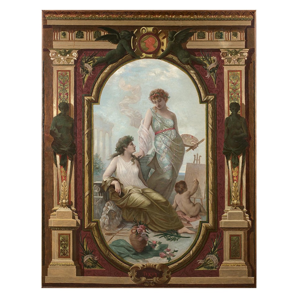 L"ALLEGORIE DES ARTS by French School