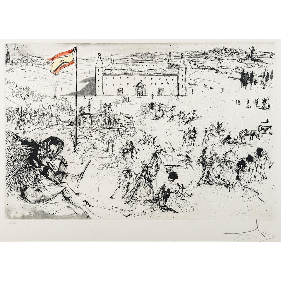 COURONNEMENT DU ROI D"ESPAGNE by Salvador Dali