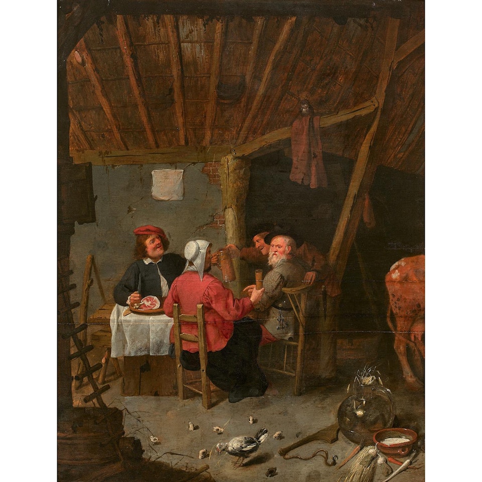 In the tavern by Flemish School