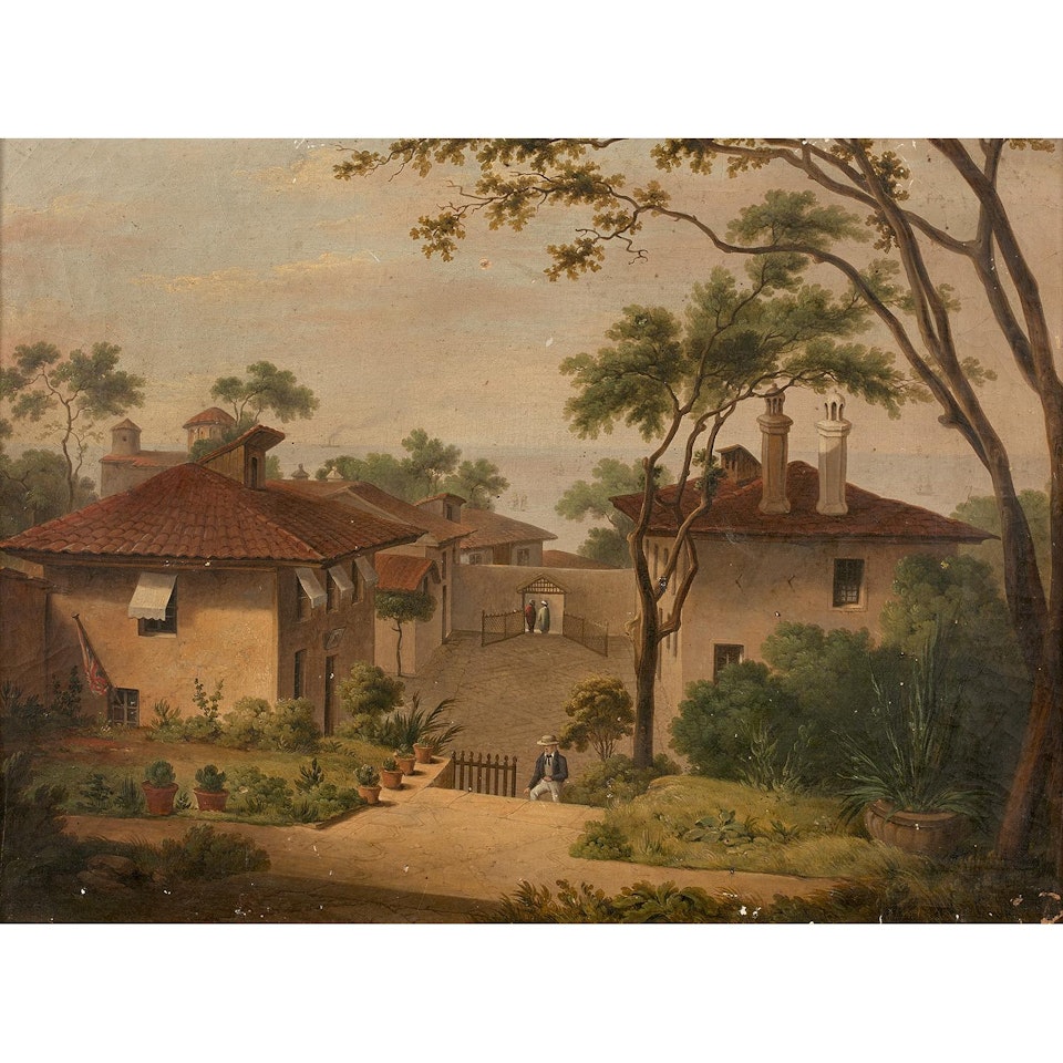 Trebizonde on the edge of the Black Sea by English School