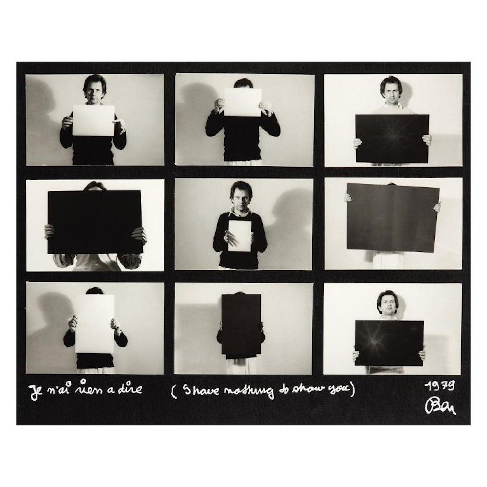 Je n"ai rien à dire by Ben Vautier