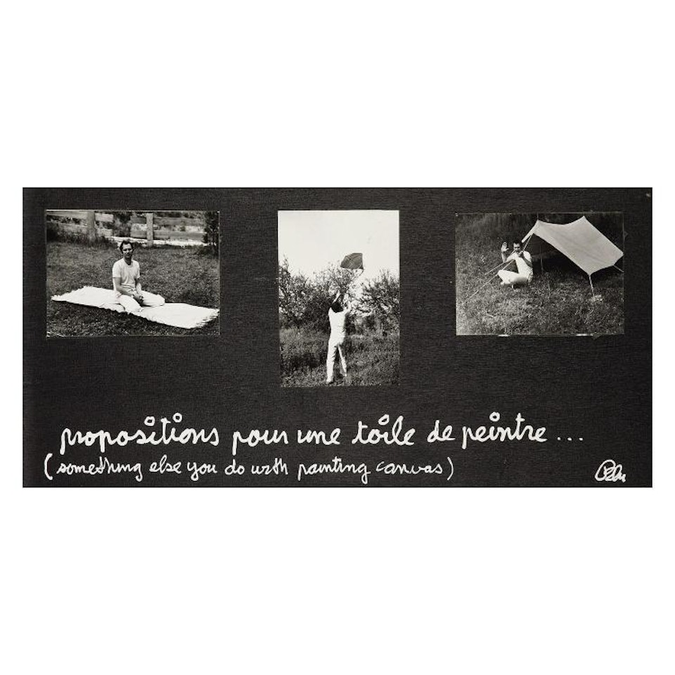 Propositions pour une toile de peintre by Ben Vautier