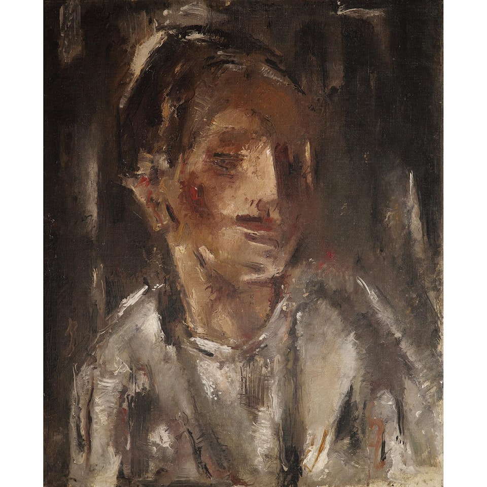 Portrait de jeune femme by Maria Blanchard