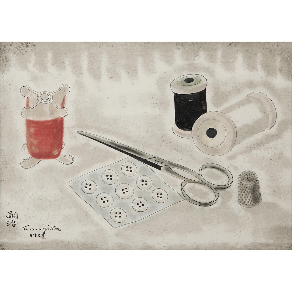 Nature morte à la couture by Leonard Tsuguharu Foujita