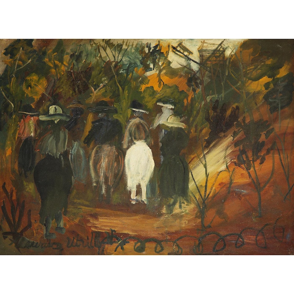Promenade en forêt by Maurice Utrillo