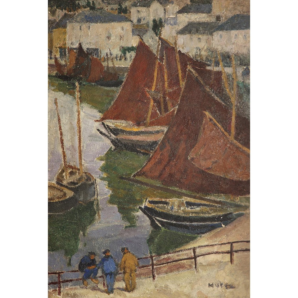 SARDINIERS A CONCARNEAU by Mela Muter