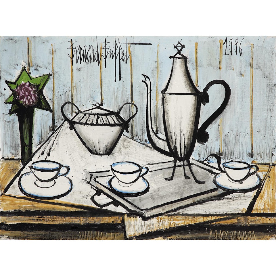 Le service à thé by Bernard Buffet