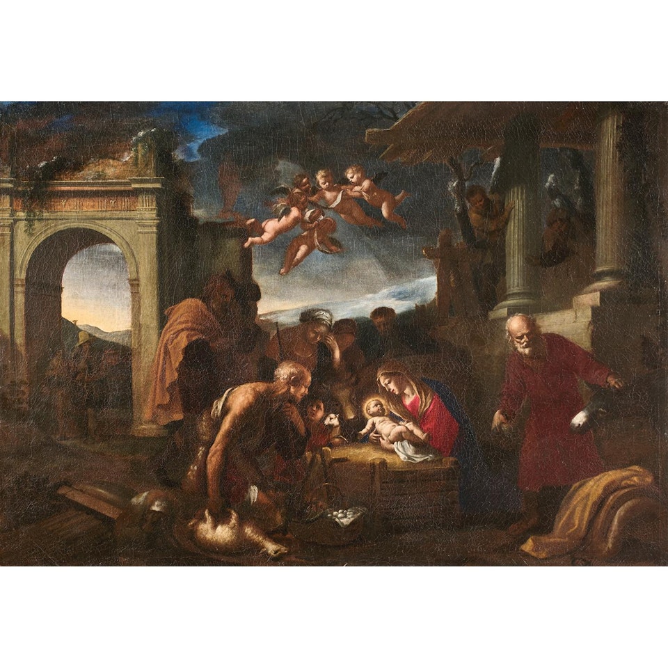 La nativité; The Nativity by Italian School