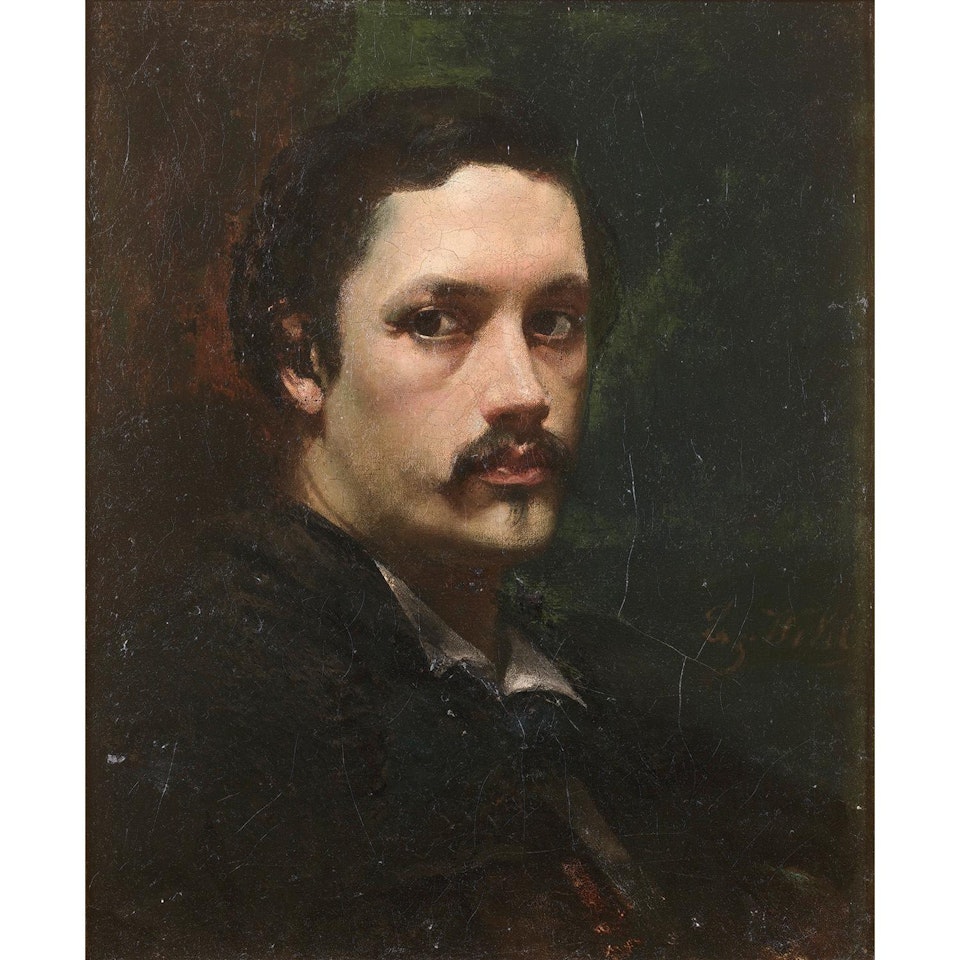 Half-length portrait of a man by French School