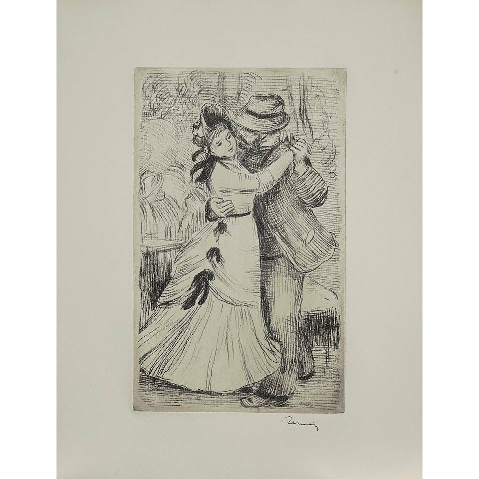 LA DANSE À LA CAMPAGNE (2e PLANCHE) by Pierre-Auguste Renoir