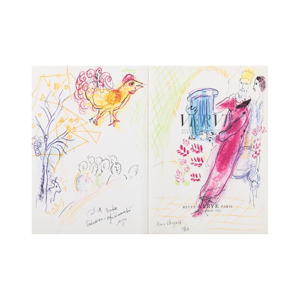 DESSINS POUR LA BIBLE. VERVE. REVUE LITTÉRAIRE ET ARTISTIQUE by Marc Chagall